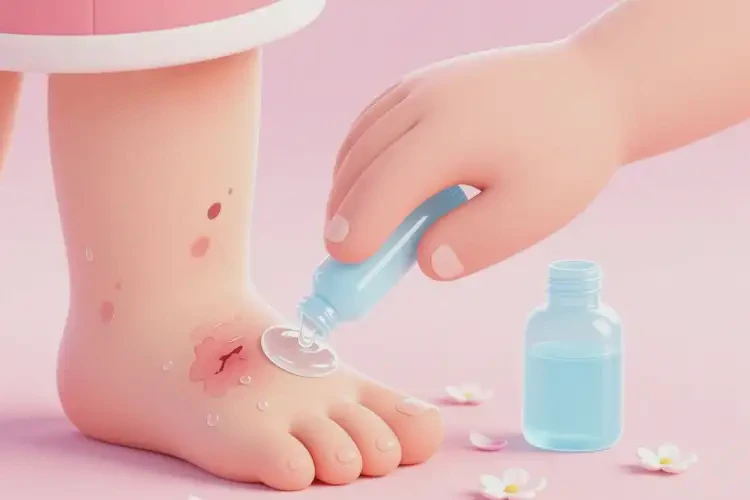 少兒腳上有濕疹能靠自己自愈嗎(圖2)