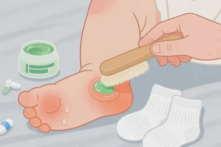 小兒腳上經(jīng)常起濕疹可不可以徹底自愈(圖2)