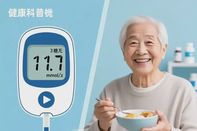 老年人早餐血糖11点7是糖尿病吗(图1)