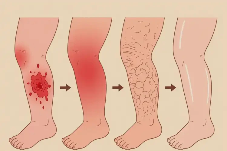 新生兒小腿偶爾起濕疹可以徹底自愈嗎(圖1)