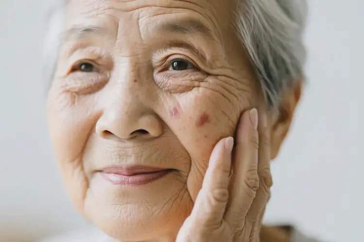 高齡老人面部經(jīng)常長濕疹不管它會自己好嗎(圖4)