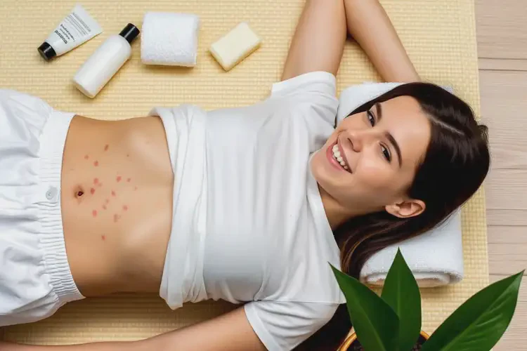 中學(xué)生肚子容易長濕疹可以徹底自愈嗎(圖1)