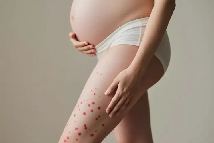 孕婦小腿上偶爾起濕疹不管它會自己好嗎(圖2)