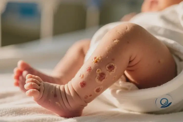 新生兒大腿上容易起濕疹不管它會自己好嗎(圖3)