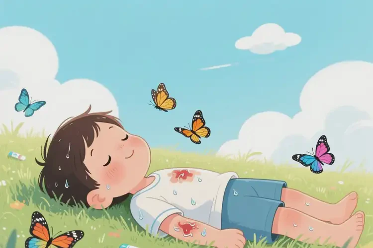 孩子全身容易長濕疹能靠自己自愈嗎(圖2)