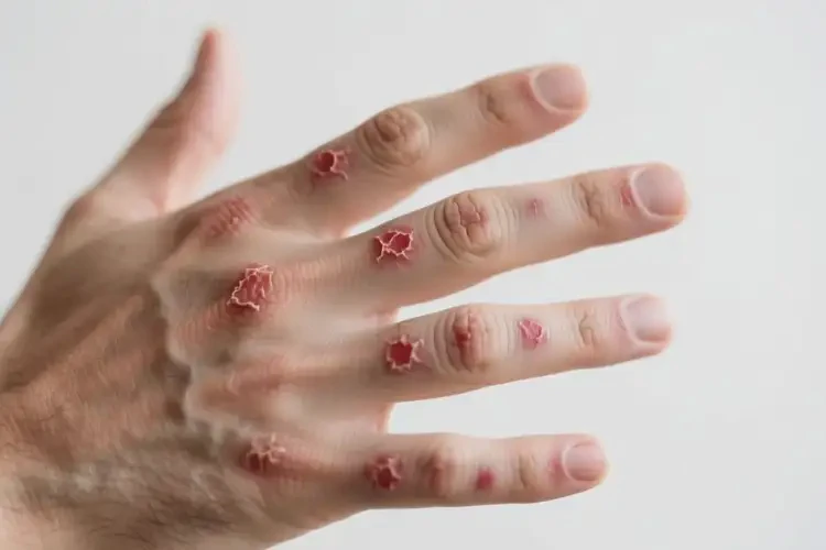 男人手上偶爾長濕疹可以徹底自愈嗎(圖4)