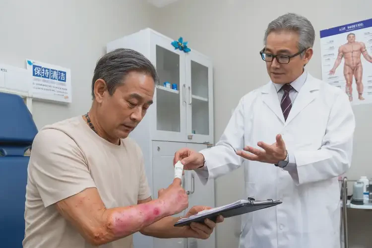 男人全身出現(xiàn)濕疹能不能徹底自愈(圖2)