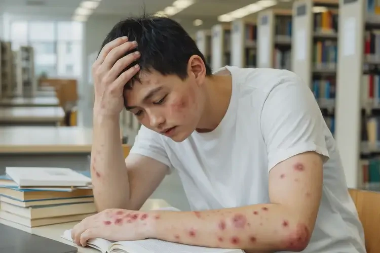 大学生身上长湿疹不管它会自己痊愈吗(图4)