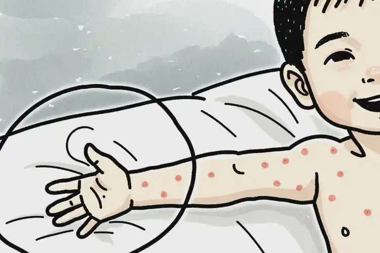 少兒手臂有濕疹能徹底自愈嗎(圖1)