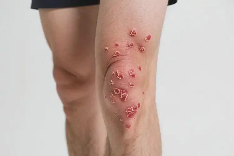 男人大腿容易長(zhǎng)濕疹不管它會(huì)自己好嗎(圖4)