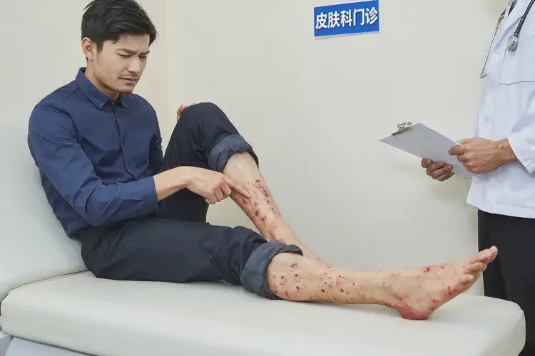 青年人腳上經(jīng)常起濕疹不管它會(huì)自己自愈嗎(圖4)