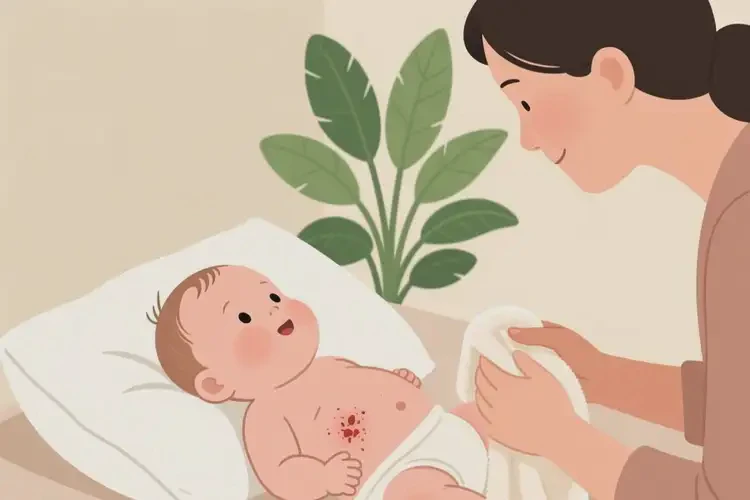 孩子肚子長濕疹不管它會自己自愈嗎(圖2)