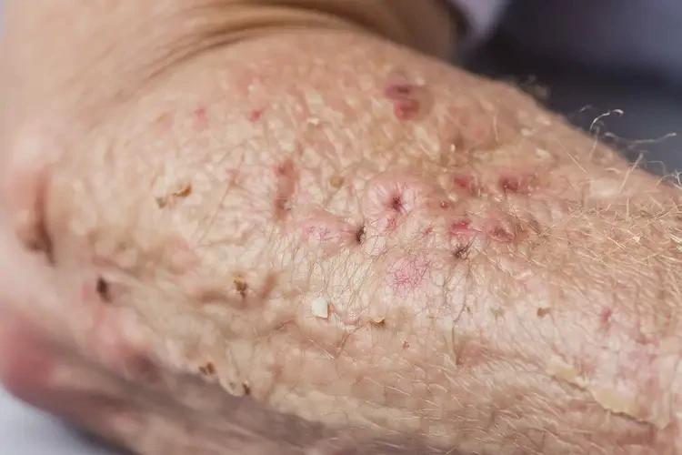 老年人手臂上偶爾起濕疹能徹底自愈嗎(圖4)