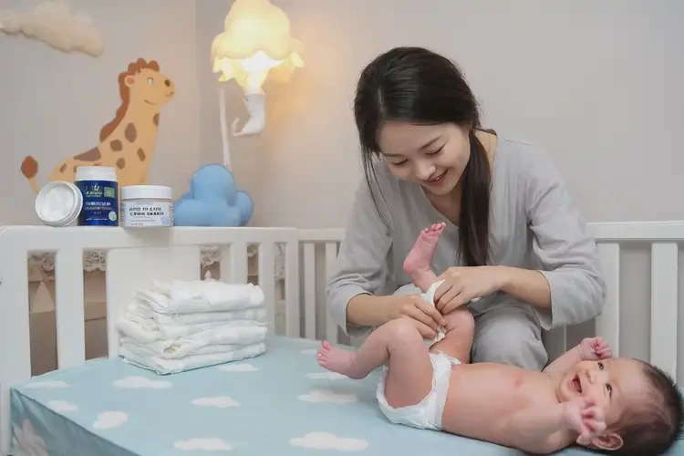 新生兒屁股上經(jīng)常長濕疹不管它會自己自愈嗎(圖3)