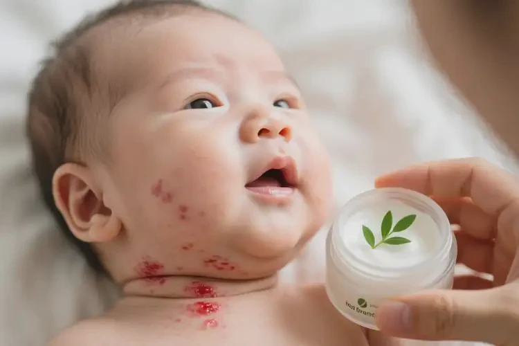 小兒脖子出濕疹可以徹底自愈嗎(圖3)