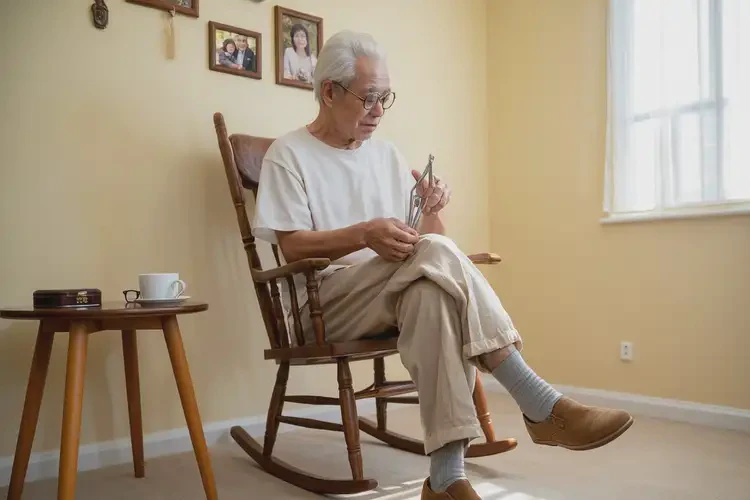 老人腳上經常起濕疹可不可以徹底自愈(圖1)