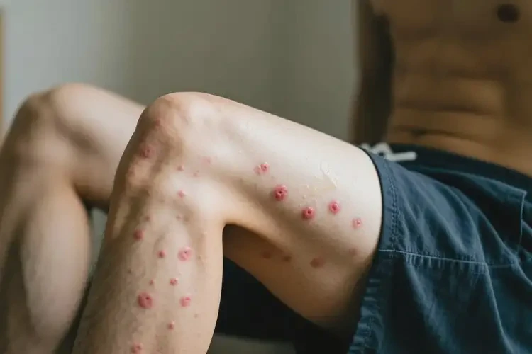 男人大腿偶爾起濕疹不管它會自己好嗎(圖3)