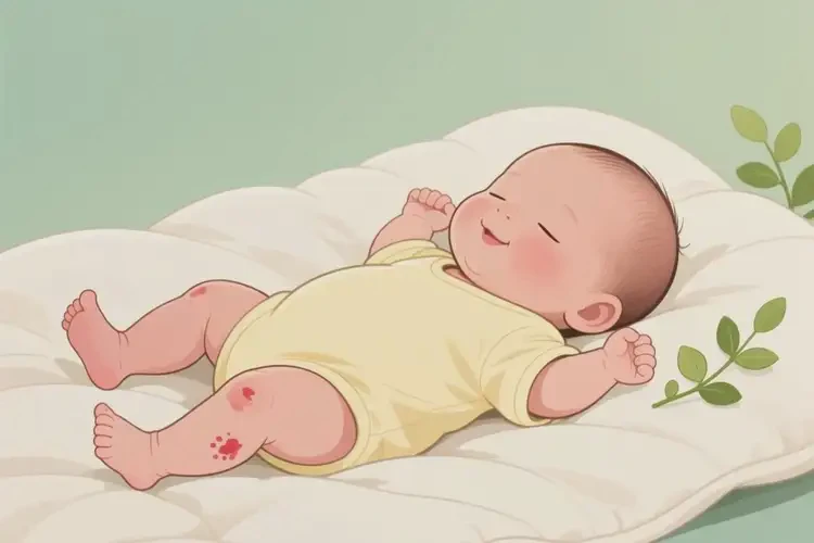 新生兒大腿上容易長濕疹能靠自己自愈嗎(圖2)