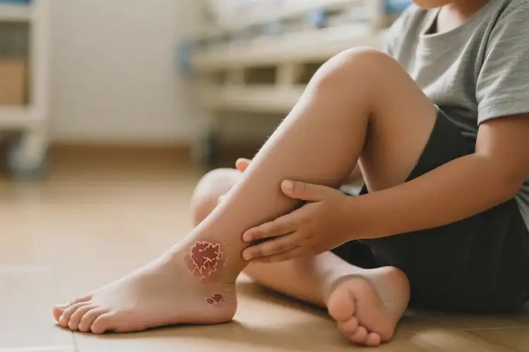 小孩腳上有濕疹不管它會自己好嗎(圖3)