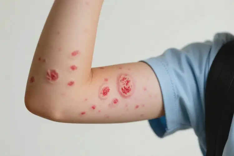 中學(xué)生手臂出濕疹不管它會(huì)自己自愈嗎(圖4)