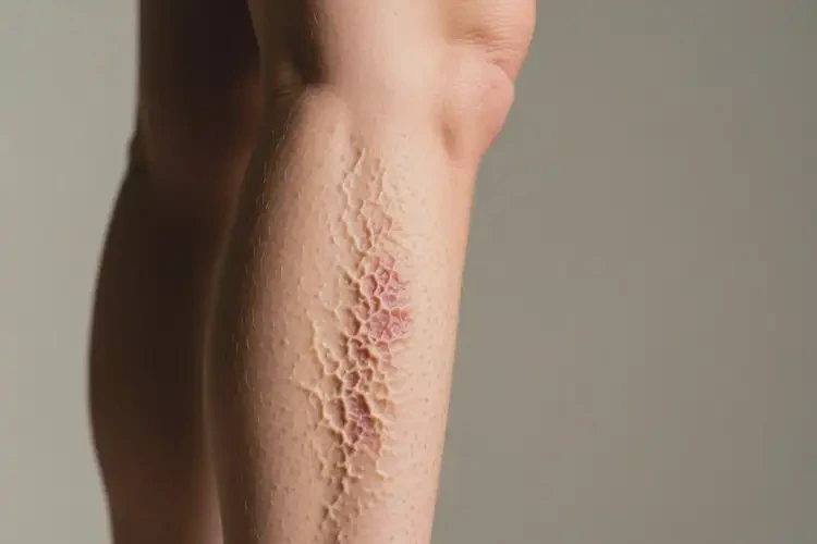 女人小腿上起濕疹不管它會自己好嗎(圖2)