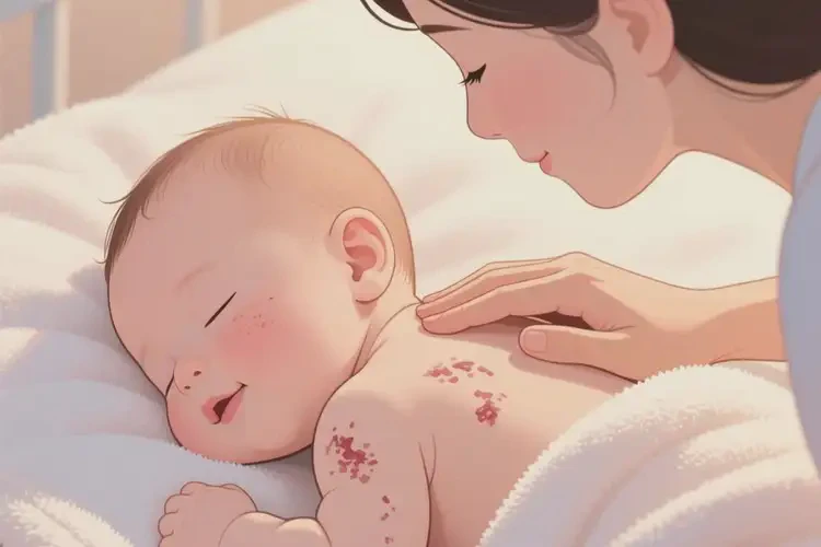 婴幼儿脖子上经常起湿疹可以彻底自愈吗(图1)