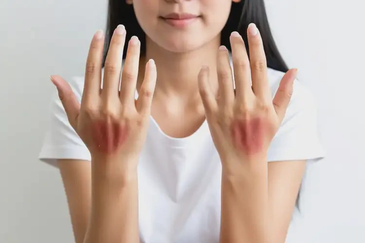 女生四肢起濕疹不管它會自己好嗎(圖2)