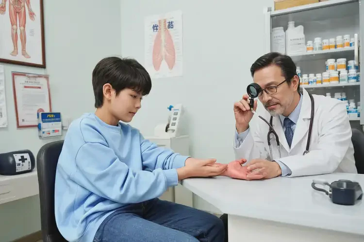 大學(xué)生手上偶爾長濕疹能不能徹底自愈(圖1)