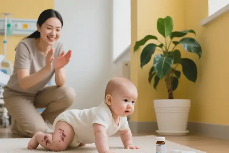 嬰幼兒身上出現(xiàn)濕疹能夠徹底治愈嗎(圖1)