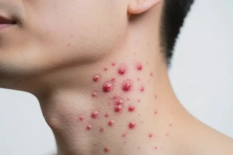 男人脖子上長濕疹可不可以徹底自愈(圖2)