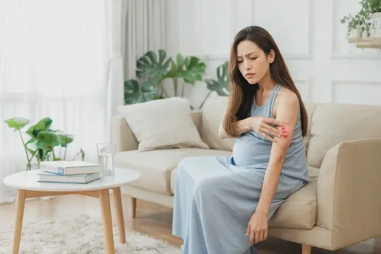 孕婦全身經(jīng)常長濕疹不管它會自己好嗎(圖3)