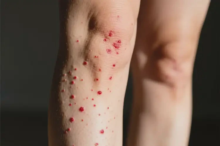 女人小腿上起濕疹不管它會自己好嗎(圖4)