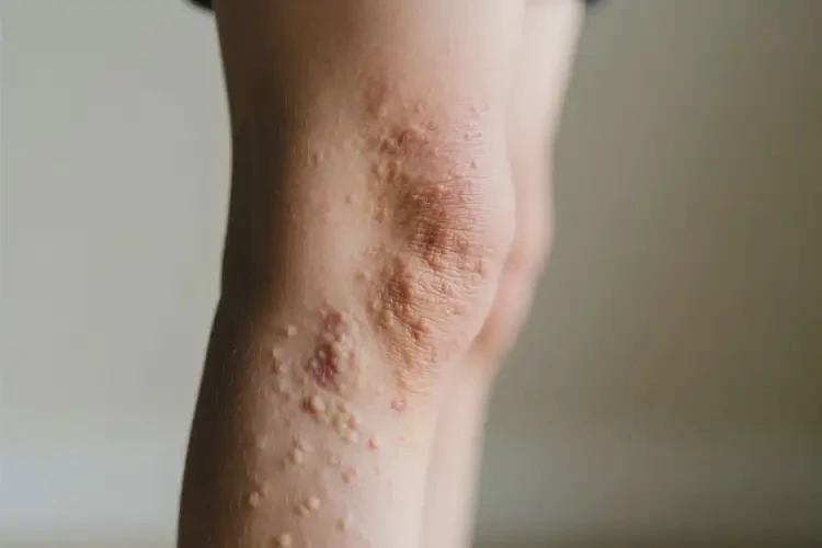 青年人小腿上偶爾起濕疹能徹底自愈嗎(圖3)