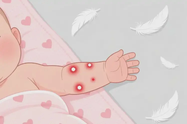 寶寶手臂容易長濕疹能徹底自愈嗎(圖2)