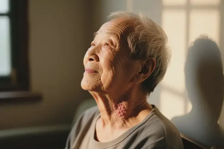 高龄老人脖子有湿疹不管它会自己自愈吗(图3)