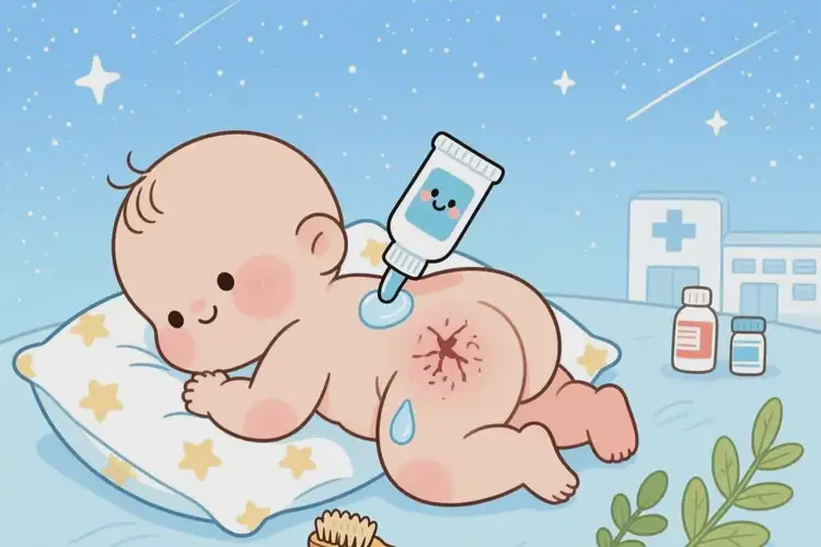 少兒屁股長(zhǎng)濕疹能徹底自愈嗎(圖1)