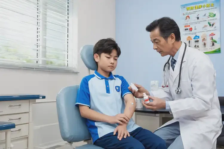 中學生脖子上出現(xiàn)濕疹不管它會自己痊愈嗎(圖2)