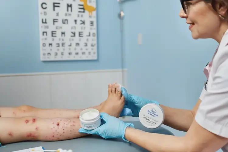 小儿脚上容易长湿疹能彻底自愈吗(图1)