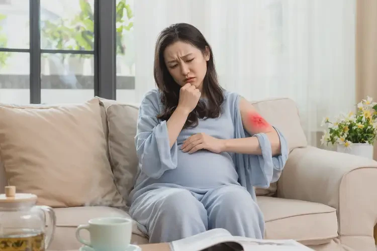 孕婦全身經(jīng)常長濕疹不管它會自己好嗎(圖4)