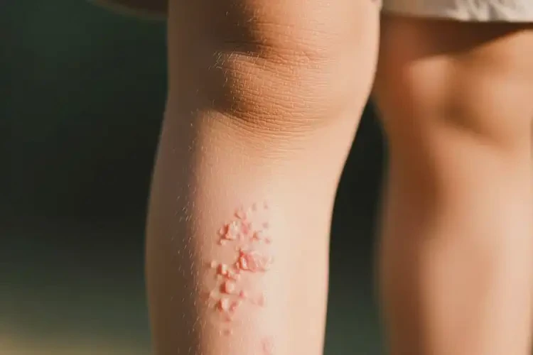 小孩小腿上經(jīng)常起濕疹不管它會自己自愈嗎(圖3)