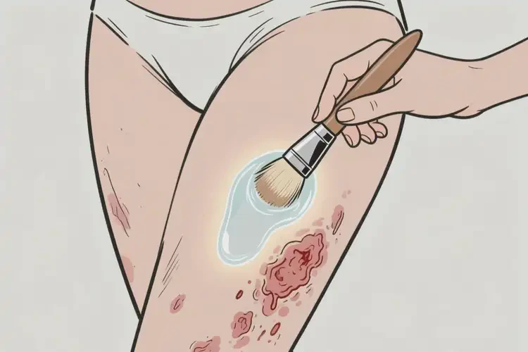 女人大腿上經(jīng)常長濕疹能夠徹底治愈嗎(圖2)