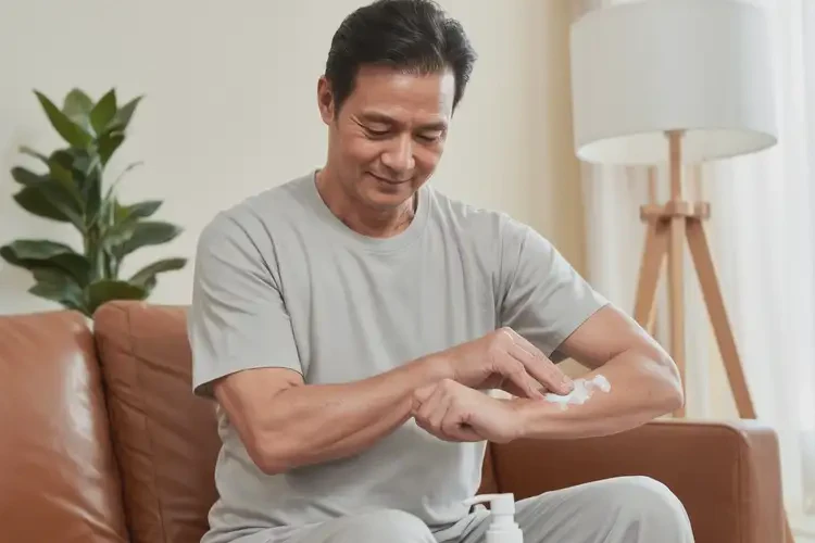 男生手上經(jīng)常長(zhǎng)濕疹不管它會(huì)自己自愈嗎(圖1)