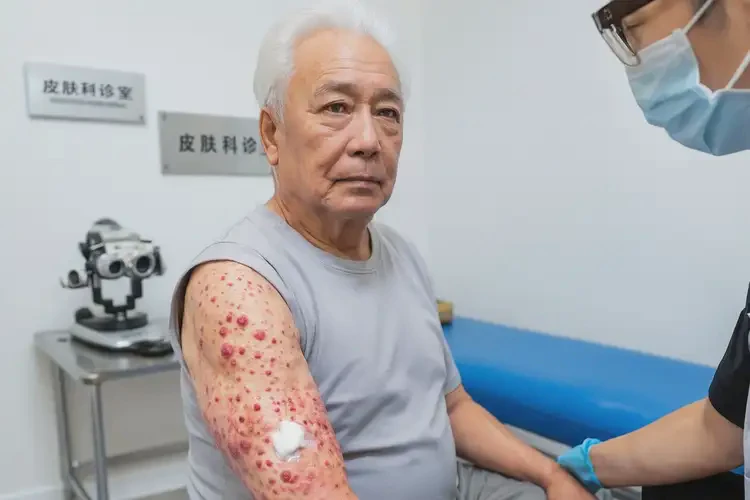 老人全身有湿疹不管它会自己好吗(图3)
