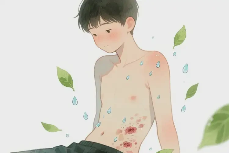 青少年肚子上出現(xiàn)濕疹能不能徹底自愈(圖3)