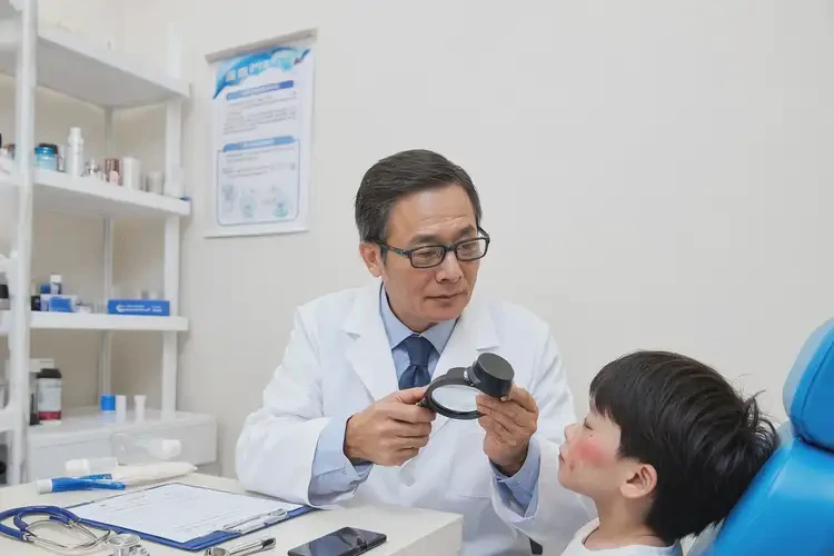 少兒臉上偶爾長(zhǎng)濕疹能靠自己自愈嗎(圖1)