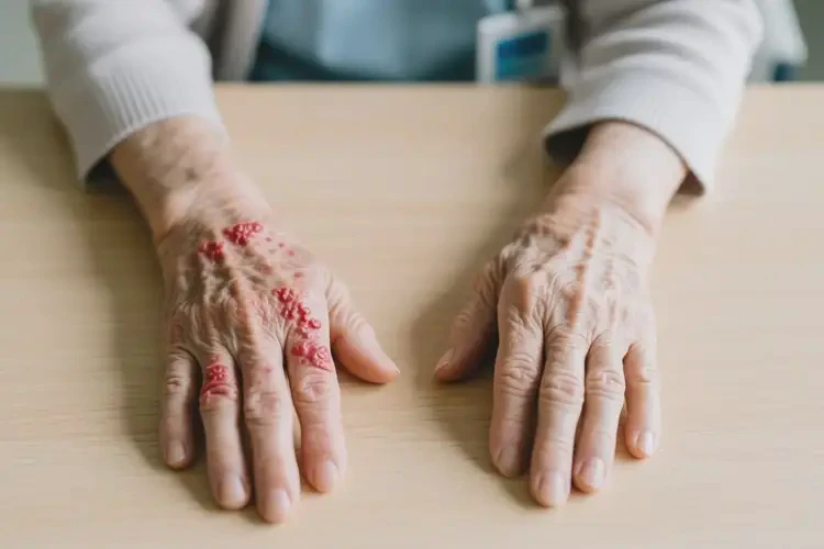 老年人手臂經(jīng)常起濕疹不管它會(huì)自己自愈嗎(圖3)