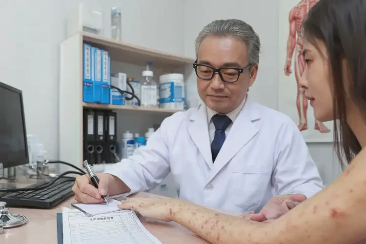 男人臉上出濕疹能徹底自愈嗎(圖1)