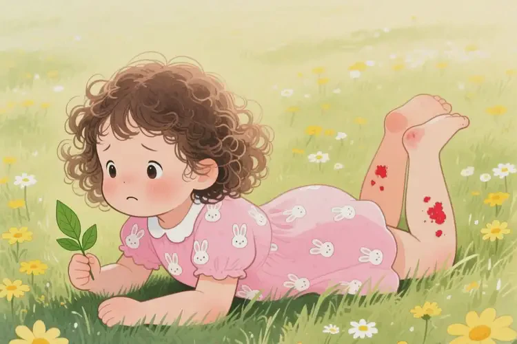 小孩身上容易起濕疹不管它會(huì)自己痊愈嗎(圖3)