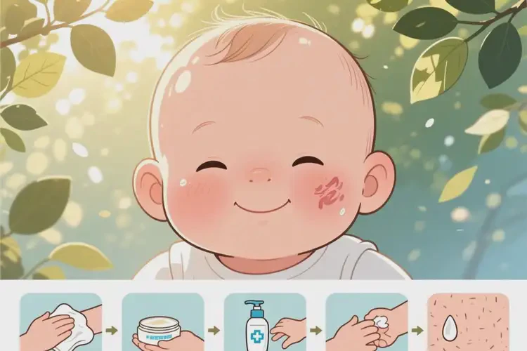 婴儿面部偶尔长湿疹能靠自己自愈吗(图3)