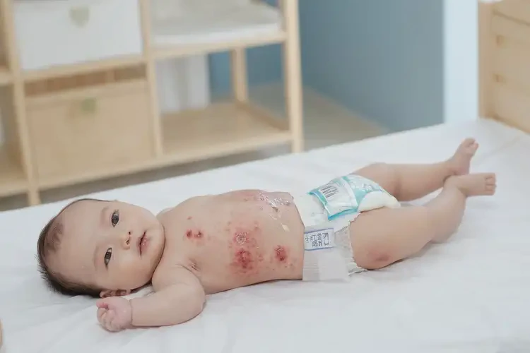 嬰兒肛周偶爾起濕疹可以徹底自愈嗎(圖1)